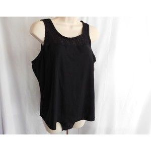 Beach Cabana Swimsuit Women's Black Plus Size One Piece Swim suit Size 1X